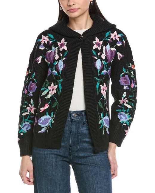 Valentino Black Mohair-Blend Jacket