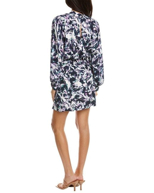 IRO Blue Kardes Mini Dress