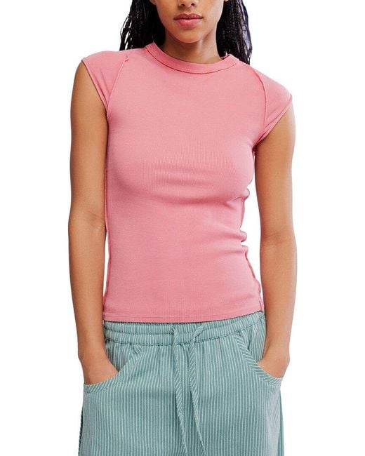 Free People Red We The Free Ever Had T-Shirt