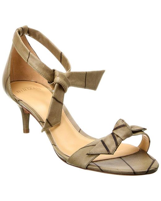 Alexandre Birman Metallic Clarita Beleaf 50 Sandal