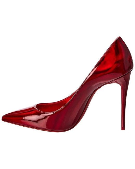 Christian Louboutin Red So Kate 120 Patent-leather Courts