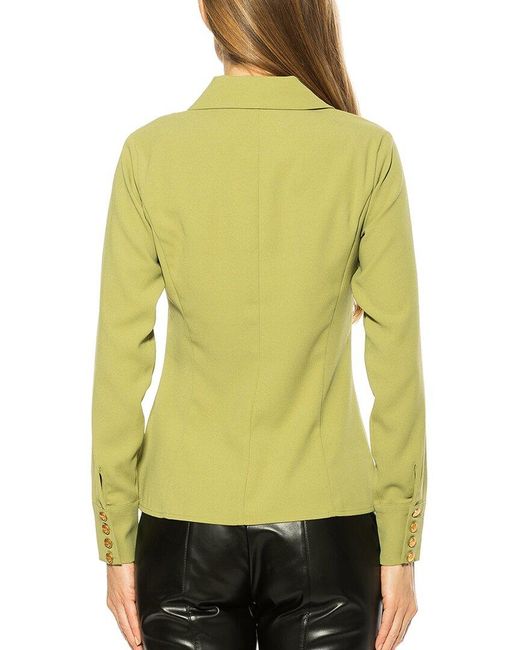 Alexia Admor Green Leland Shirt