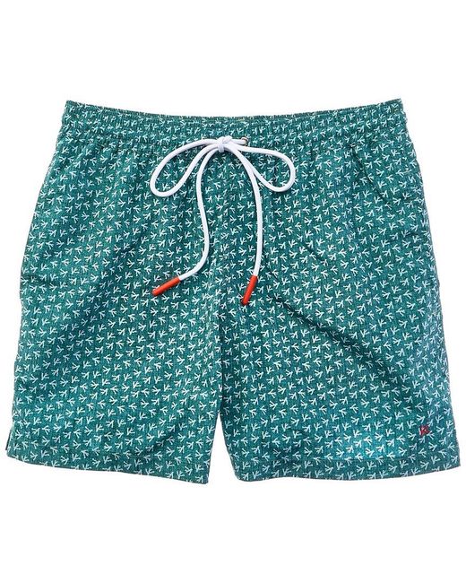 Isaia Blue Swim Short for men