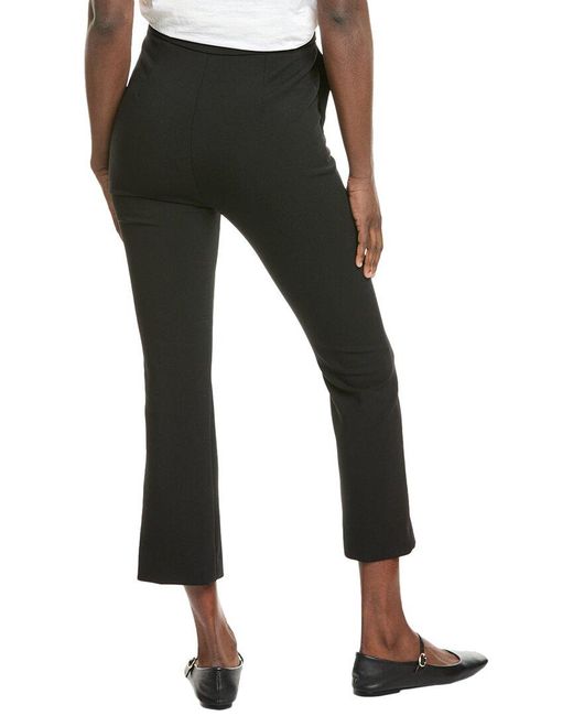 Max Mara Black Lince Wool-Blend Trouser