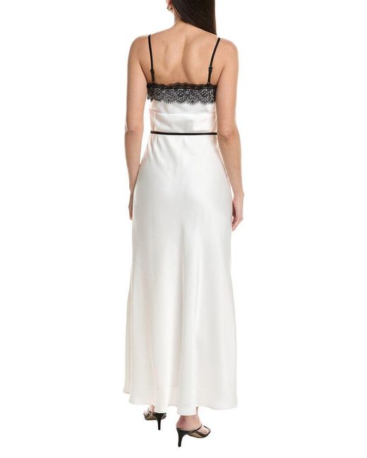 JLuxe White Sleeveless Midi Dress