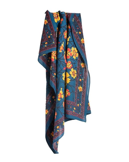 Saachi Blue Oleander Print Bandana