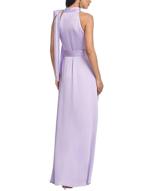 Sachin & Babi Purple Kayla Gown