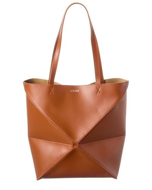 Loewe Brown Leather Tote