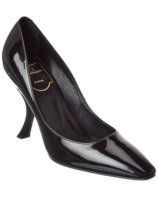 Roger Vivier Black Leather Pump