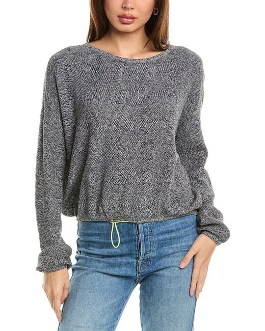 Lisa Todd Gray Drawcord Sweater