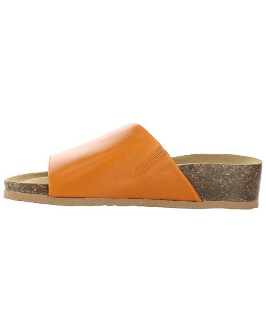 Bos. & Co. Brown Bos. & Co. Lux Leather Sandal