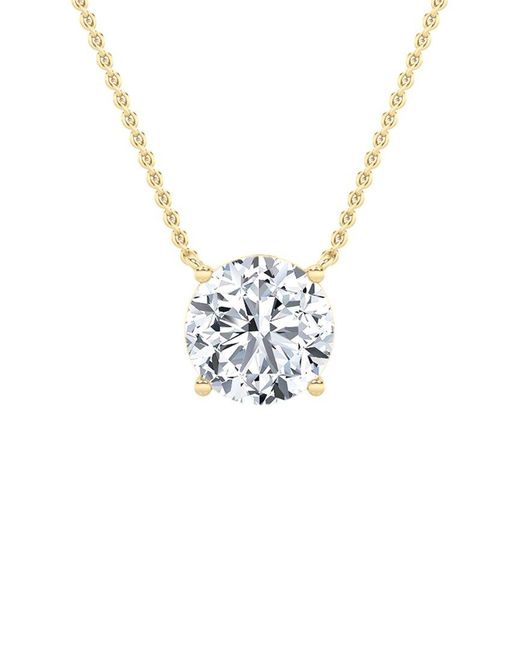Lab Grown Diamonds White 14K 2.00 Ct. Tw. Lab-Grown Diamond Pendant