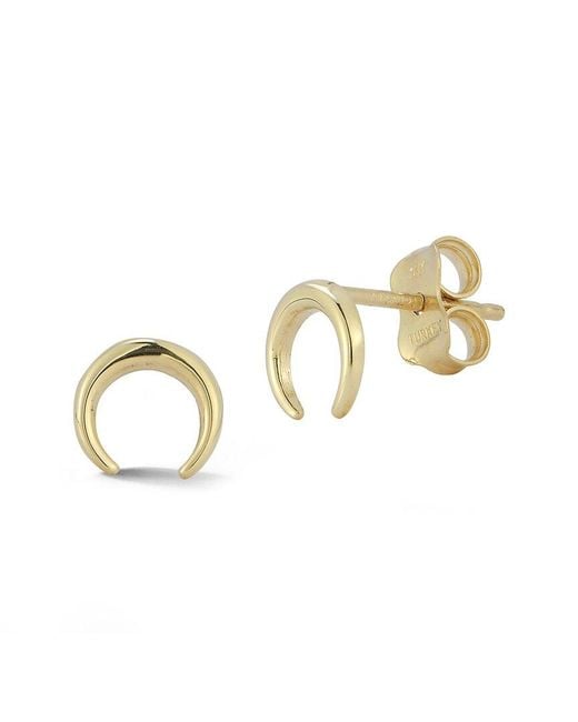 Ember Fine Jewelry Metallic 14k Horn Earrings