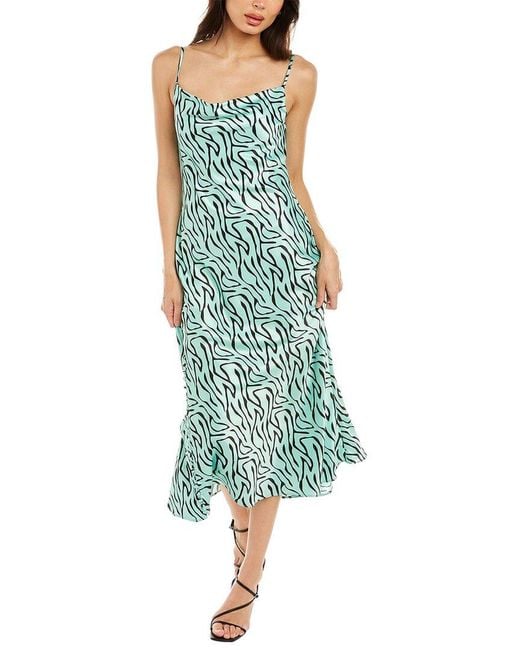 Olivia Rubin Green Lia Slip Dress