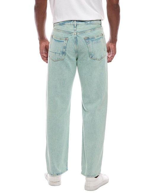 Palm Angels Blue Straight Tinted Jean for men