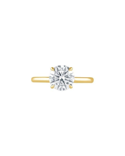 Lab Grown Diamonds White 14K 2.00 Ct. Tw. Lab-Grown Diamond Solitaire Ring