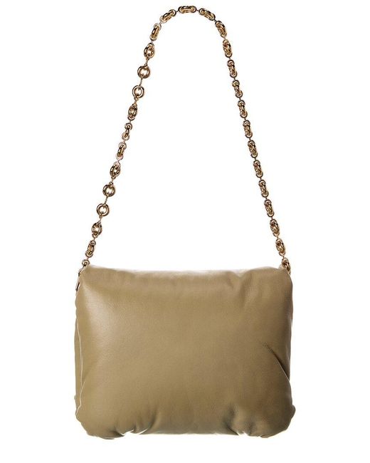 Loewe Natural Goya Puffer Leather Shoulder Bag