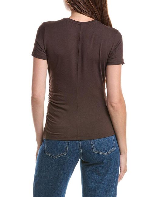 Vince Blue Ruched Top