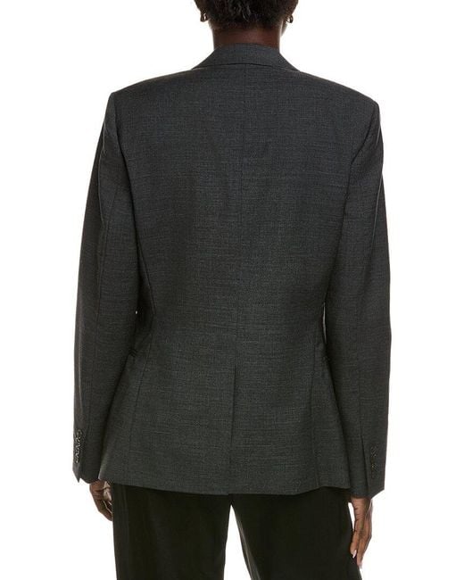 Reiss Black Mitre Wool Blazer