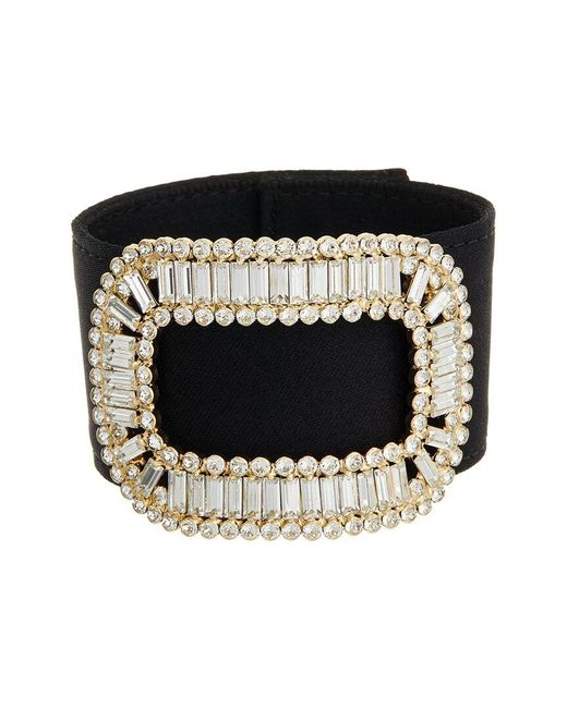Roger Vivier Black Satin Bracelet