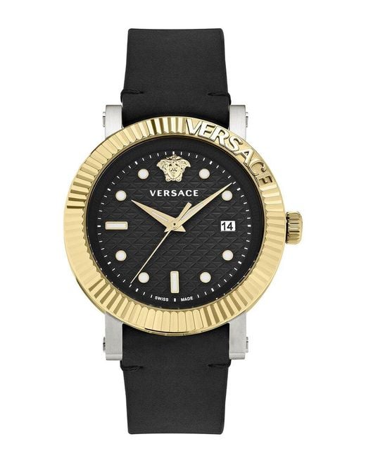 Versace Black V-classic Watch for men