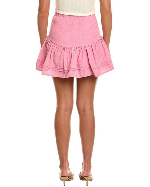 Estellina Pink Mini Skirt
