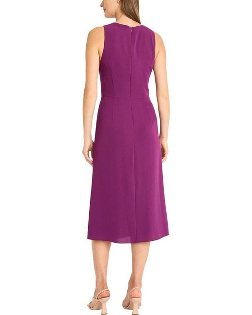Maggy London Purple Knee Length Dress
