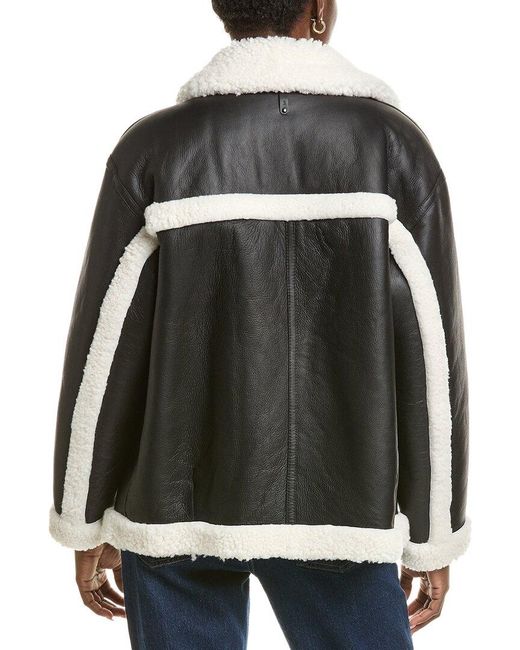Mackage Black Senya Shearling Jacket