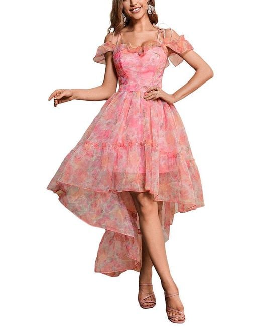 LEBRIN ATELIER Pink Midi Dress