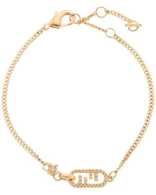 Fendi Metallic O'Lock Bracelet