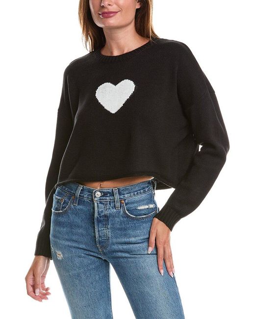 Black heart sweater sale