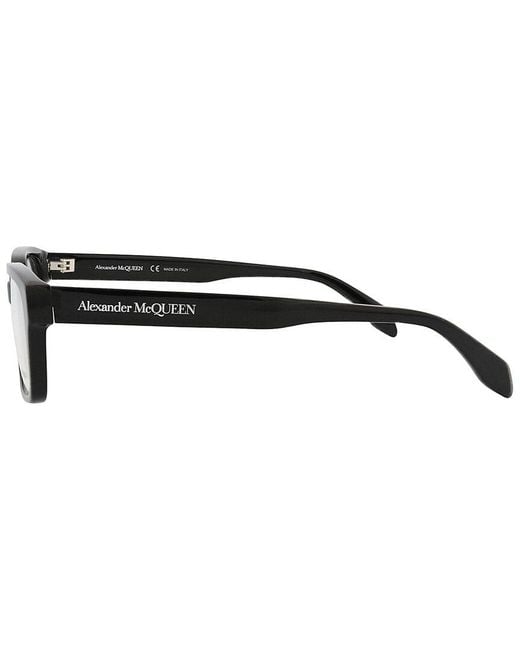 McQueen Black Am0345O 55Mm Optical Frames for men