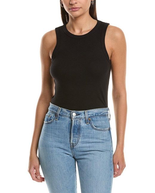 Madewell Black Updated Brightside Tank