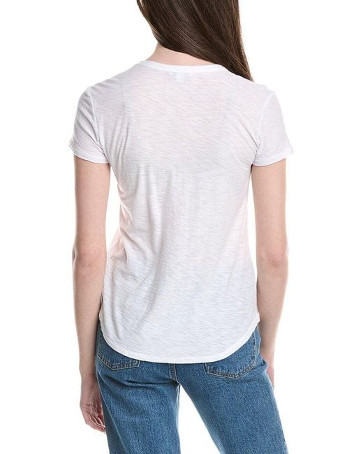 James Perse White 2Pk Crew Shirt