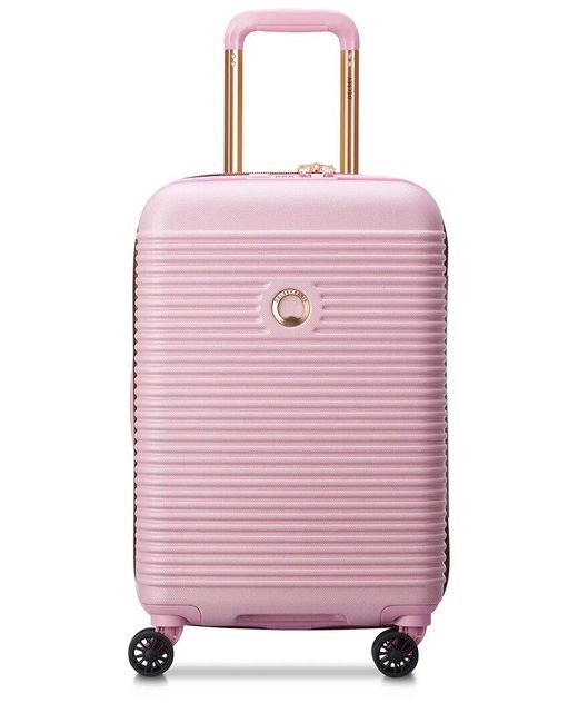 Delsey Pink Freestyle 24" Expandable Spinner Upright