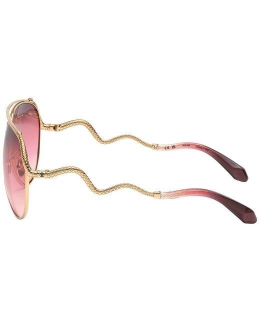 Roberto Cavalli Pink 65Mm Sunglasses