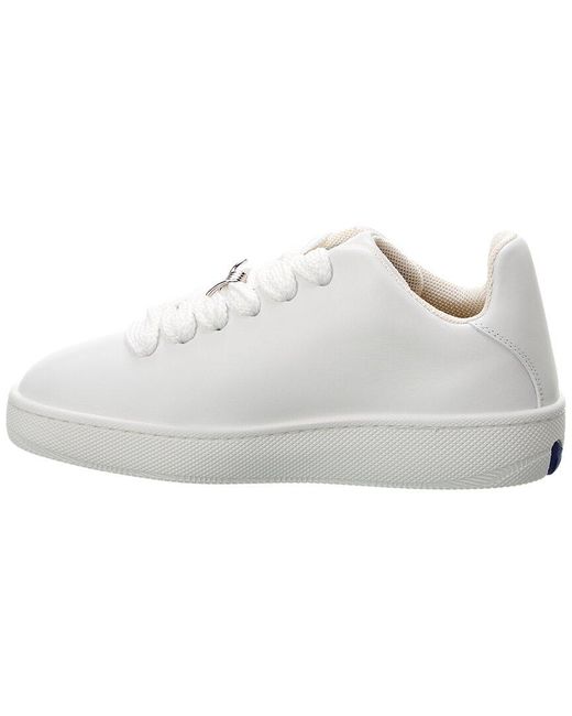 Burberry White Box Leather Sneaker