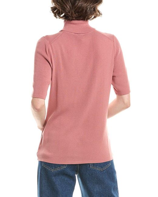 Anne Klein Red Turtleneck Sweater