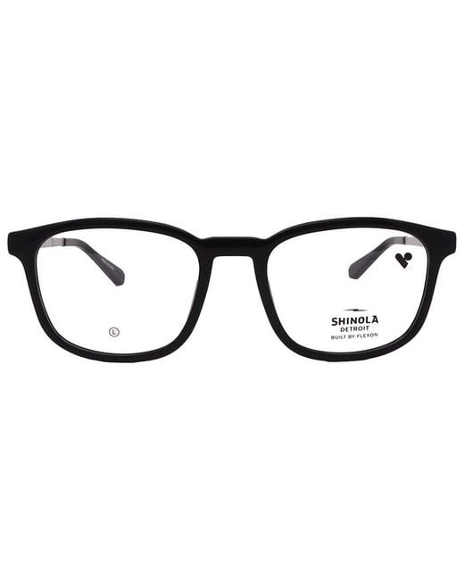 Shinola Black Sh37002 52Mm Optical Frames