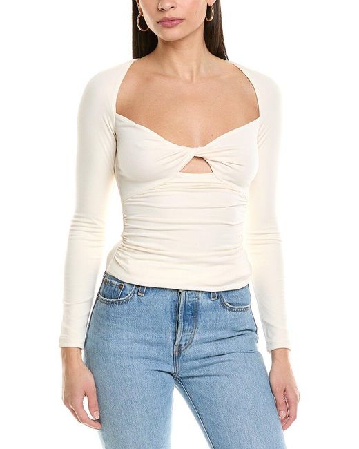 Significant Other Blue Posie Top