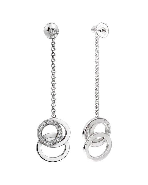 Audemars Piguet White 18K 0.75 Ct. Tw. Diamond Millenary Drop Earrings (Authentic Pre-Owned)