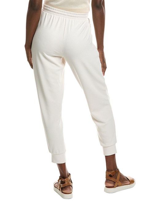 Splendid White Waffle Scuba Jogger