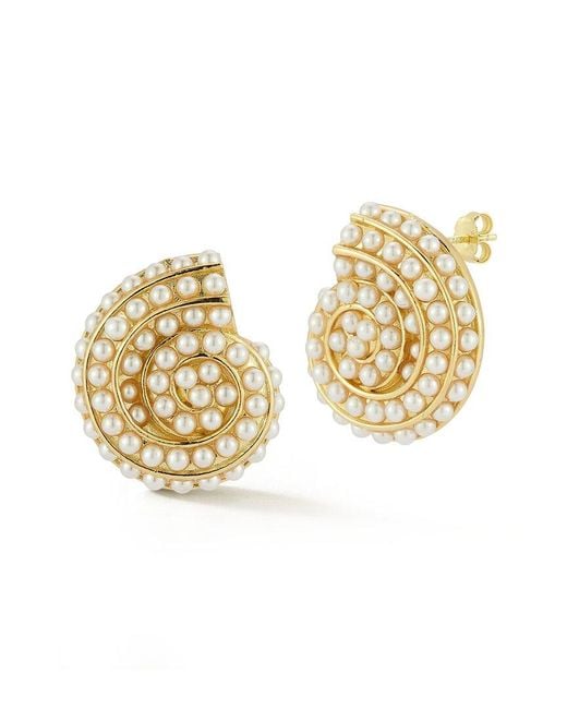Sphera Milano Metallic Plated Earrings