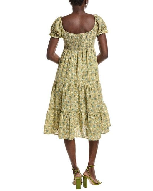 O.P.T Green O.P.T Lanna Midi Dress