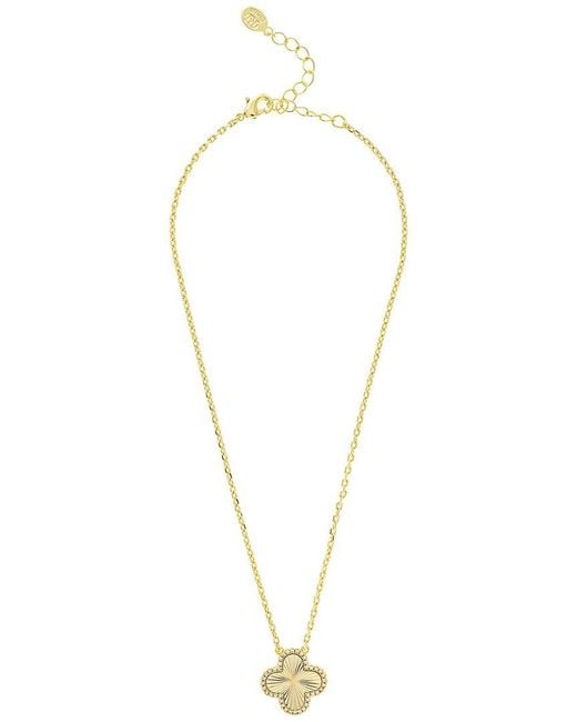 Rivka Friedman Metallic 18K Plated Cz Necklace