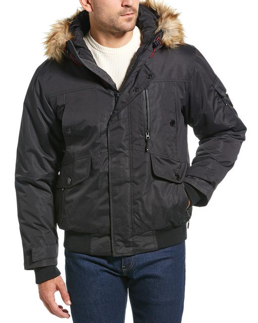 Noize Black Max Coat for men