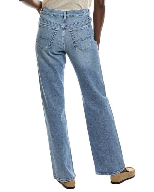 7 For All Mankind Blue Tess Trouser