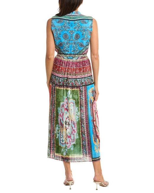 Tahari Blue The Adira Maxi Dress