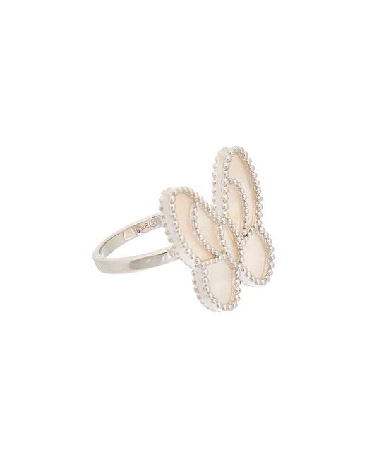 Juvell White 18k Plated Pearl Cz Ring
