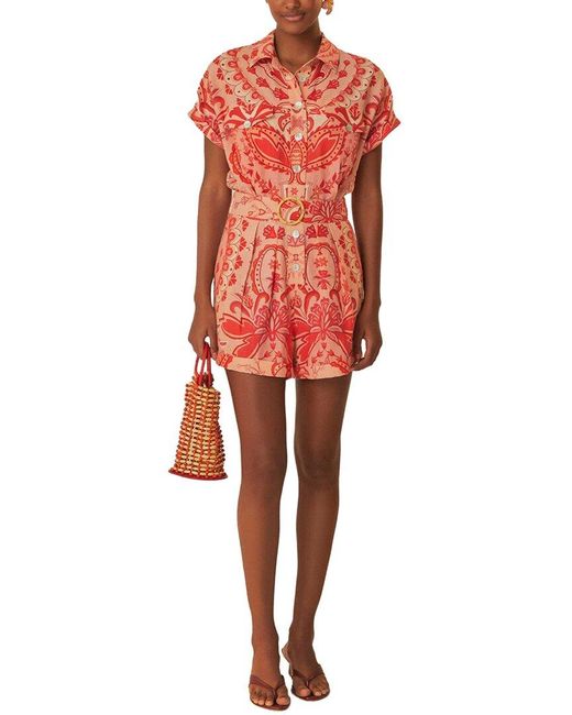 Farm Rio Red Romper